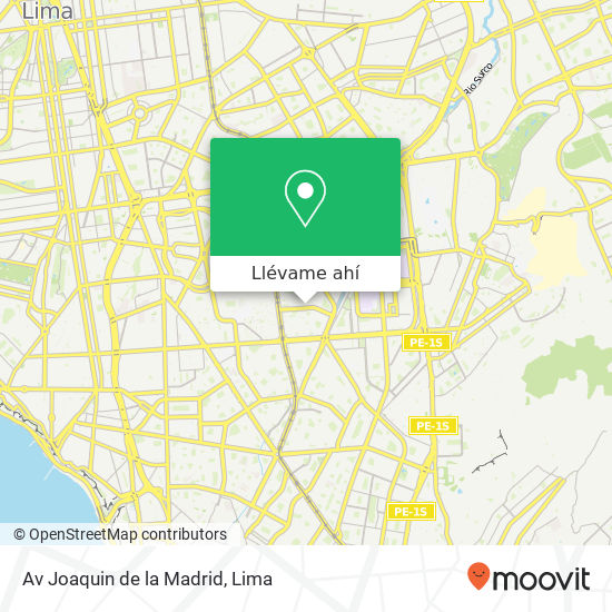Mapa de Av  Joaquin de la Madrid