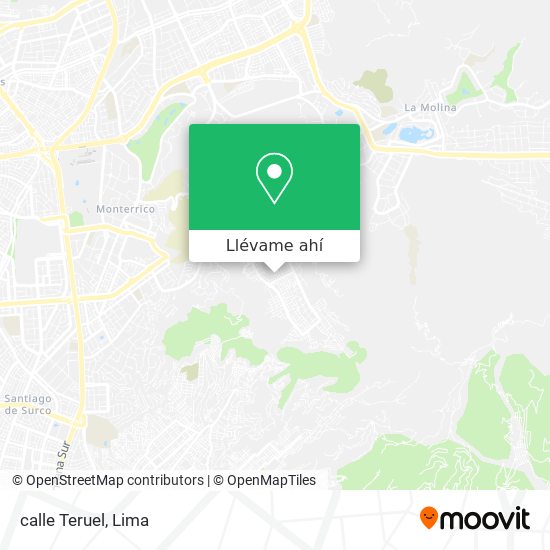 Mapa de calle Teruel