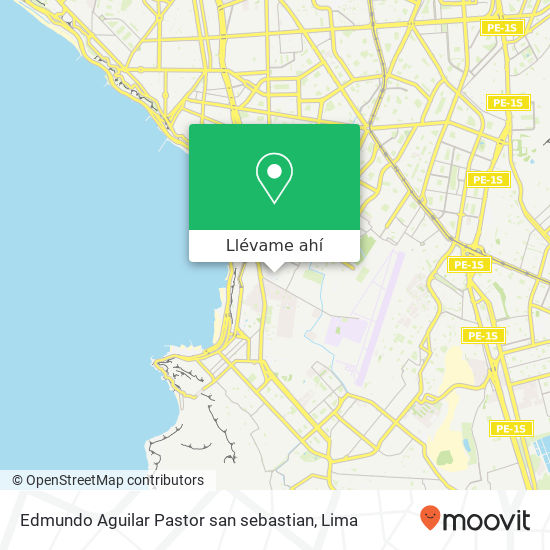 Mapa de Edmundo Aguilar Pastor  san sebastian