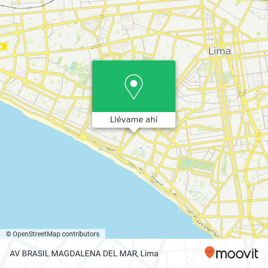 Mapa de AV   BRASIL   MAGDALENA DEL MAR