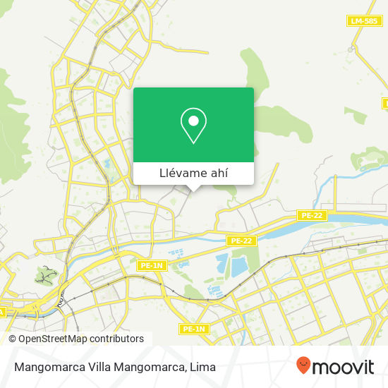 Mapa de Mangomarca  Villa Mangomarca