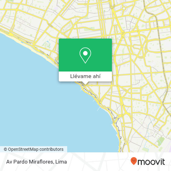 Mapa de Av  Pardo  Miraflores