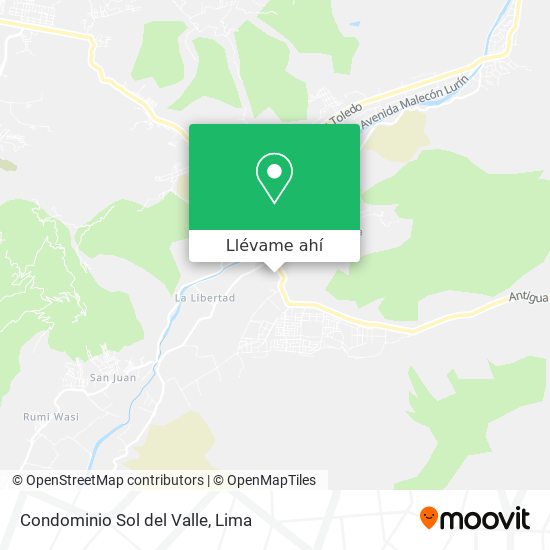 Mapa de Condominio Sol del Valle