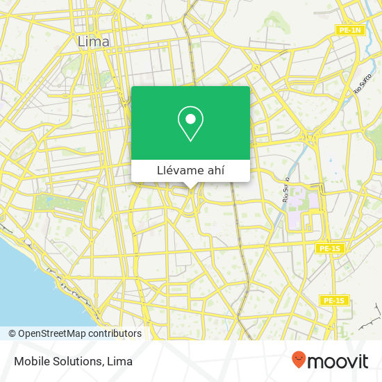 Mapa de Mobile Solutions