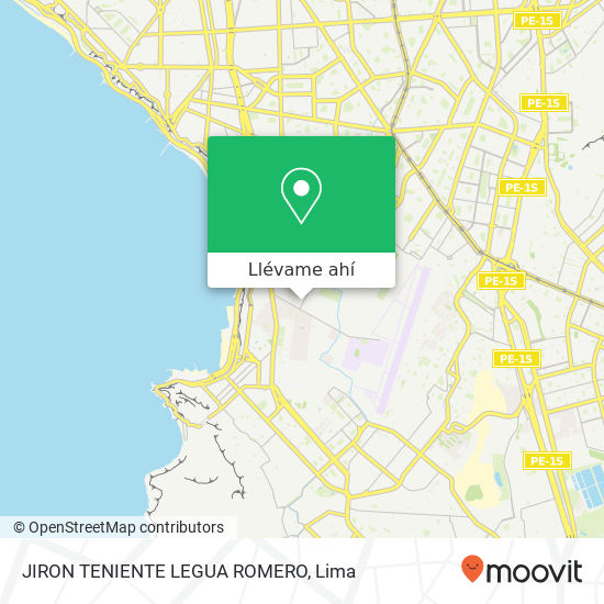 Mapa de JIRON TENIENTE LEGUA ROMERO