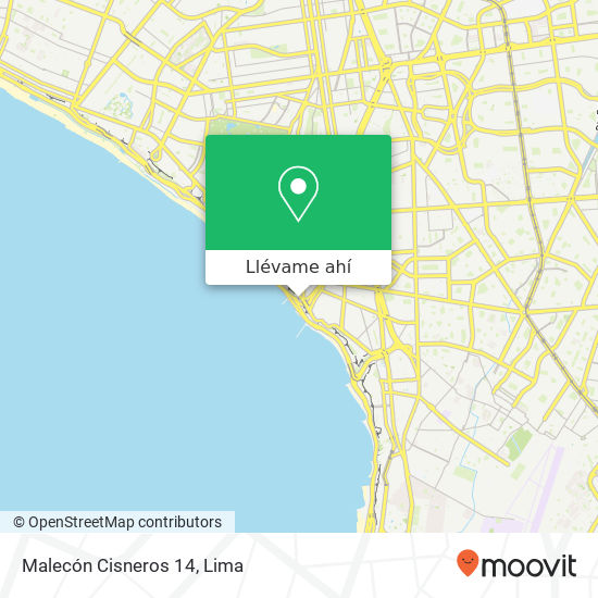 Mapa de Malecón Cisneros 14