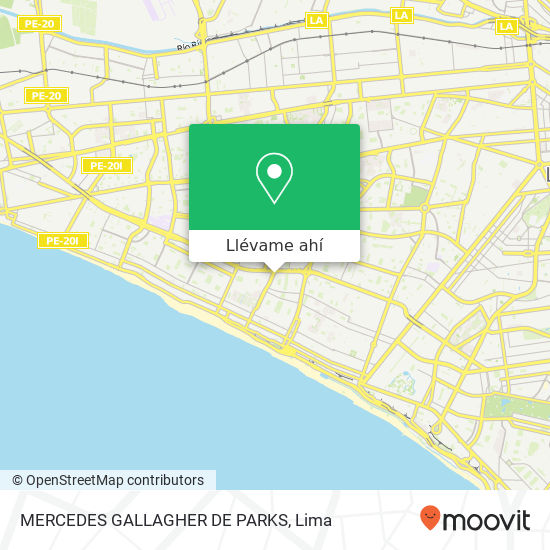 Mapa de MERCEDES GALLAGHER DE PARKS