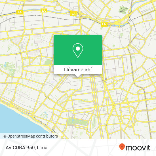 Mapa de AV  CUBA  950