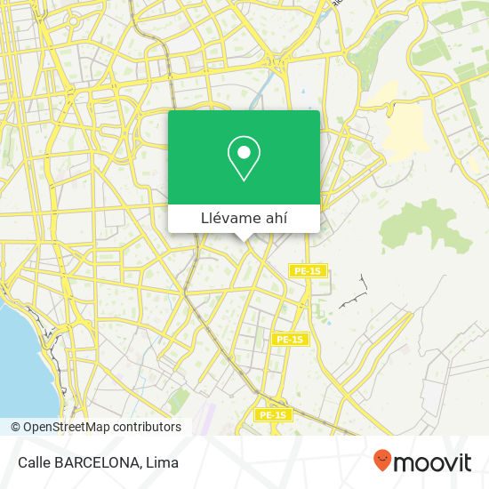 Mapa de Calle BARCELONA