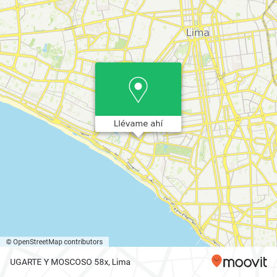 Mapa de UGARTE Y MOSCOSO 58x