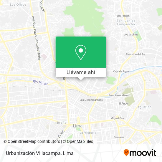 Mapa de Urbanización Villacampa