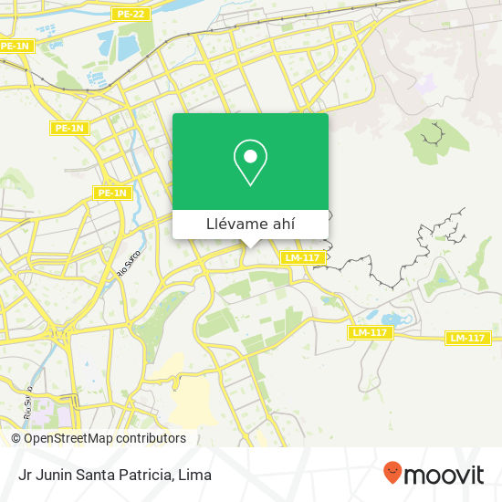 Mapa de Jr  Junin    Santa Patricia
