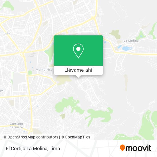 Mapa de El Cortijo La Molina