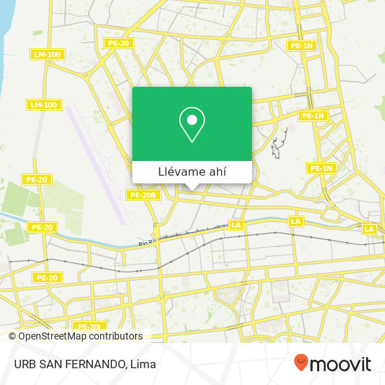 Mapa de URB  SAN FERNANDO