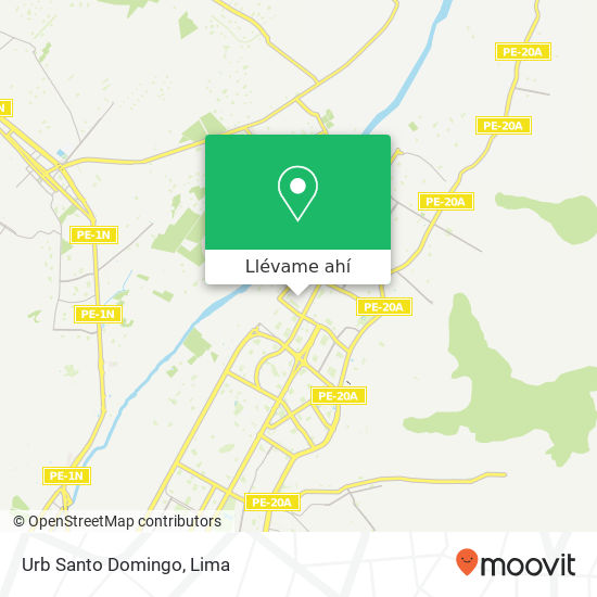 Mapa de Urb  Santo Domingo