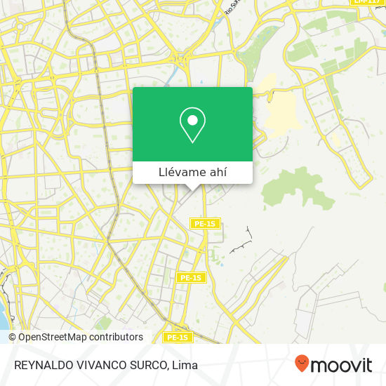 Mapa de REYNALDO VIVANCO SURCO