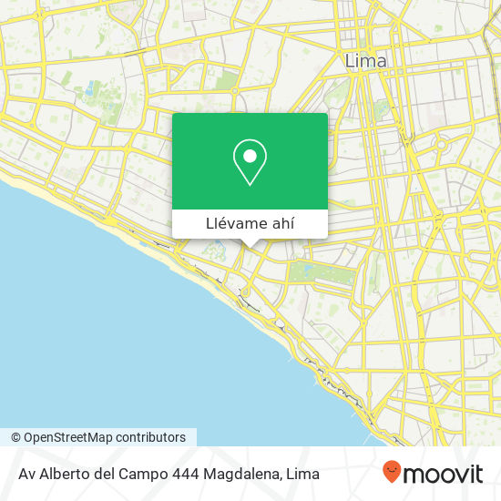 Mapa de Av Alberto del Campo 444  Magdalena