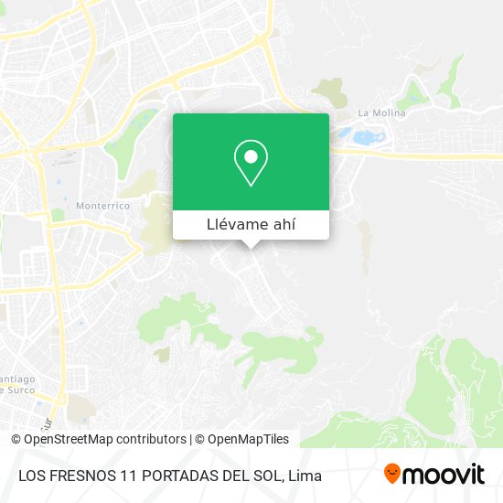 Mapa de LOS FRESNOS 11 PORTADAS DEL SOL