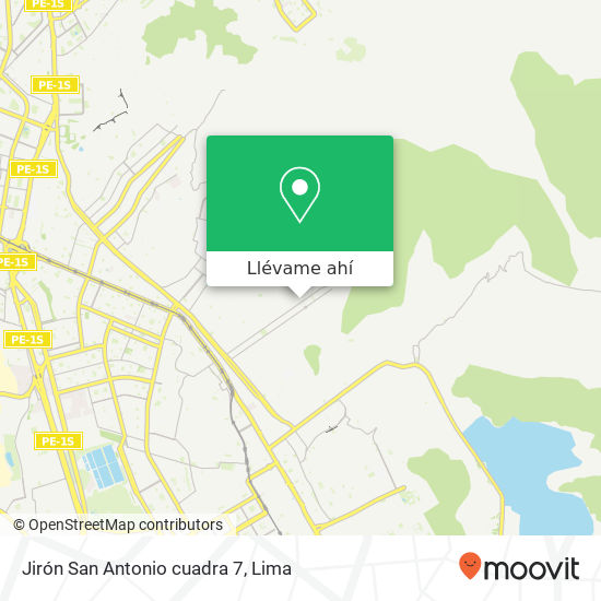 Mapa de Jirón San Antonio cuadra 7