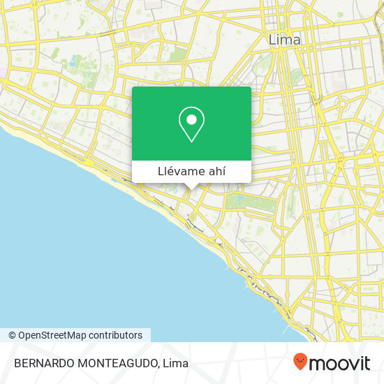 Mapa de BERNARDO MONTEAGUDO