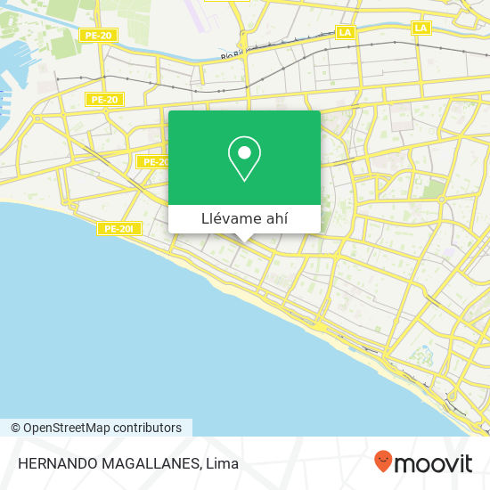 Mapa de HERNANDO MAGALLANES