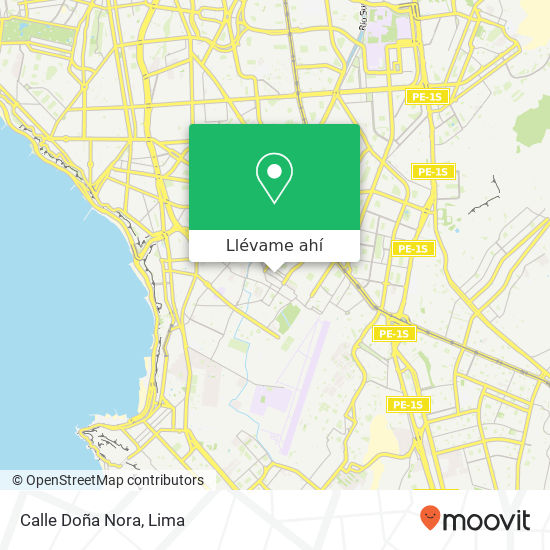 Mapa de Calle Doña Nora