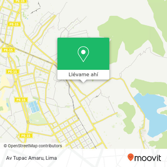 Mapa de Av  Tupac Amaru