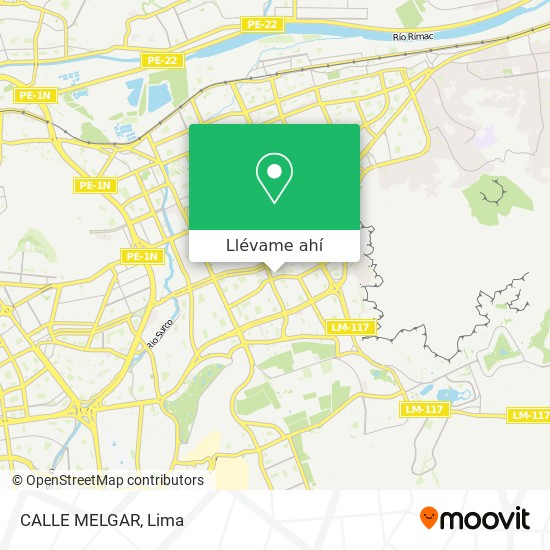 Mapa de CALLE MELGAR