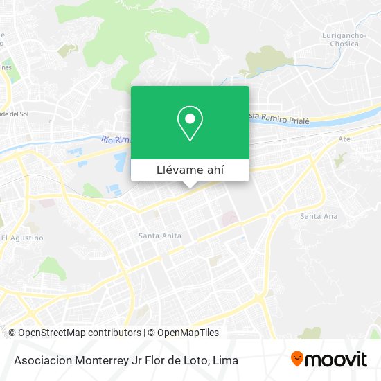 Mapa de Asociacion Monterrey Jr  Flor de Loto