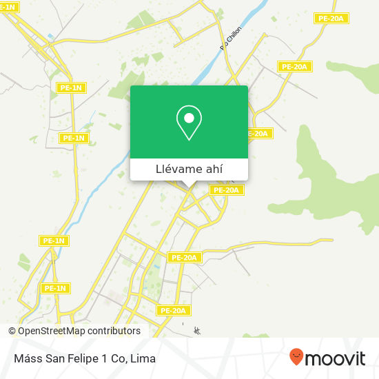 Mapa de Máss San Felipe 1 Co