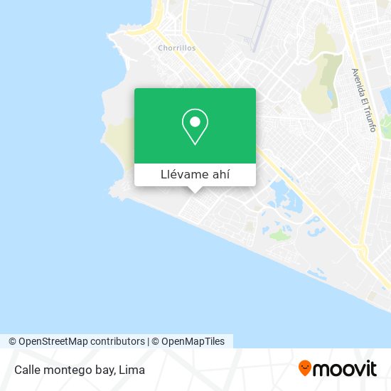 Mapa de Calle montego bay