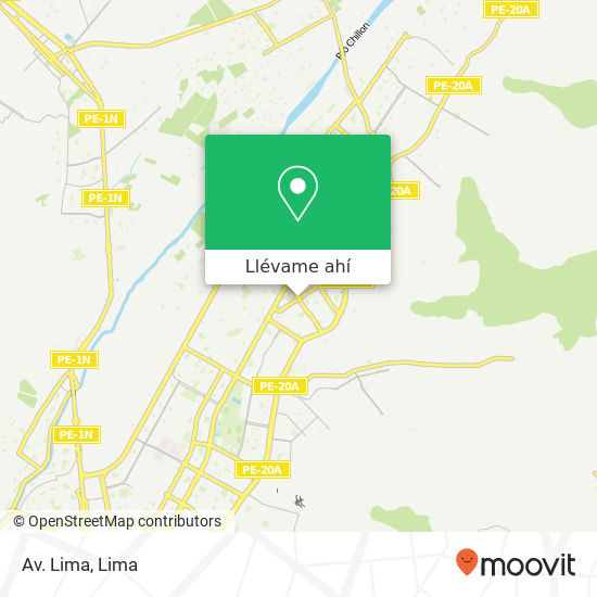 Mapa de Av. Lima