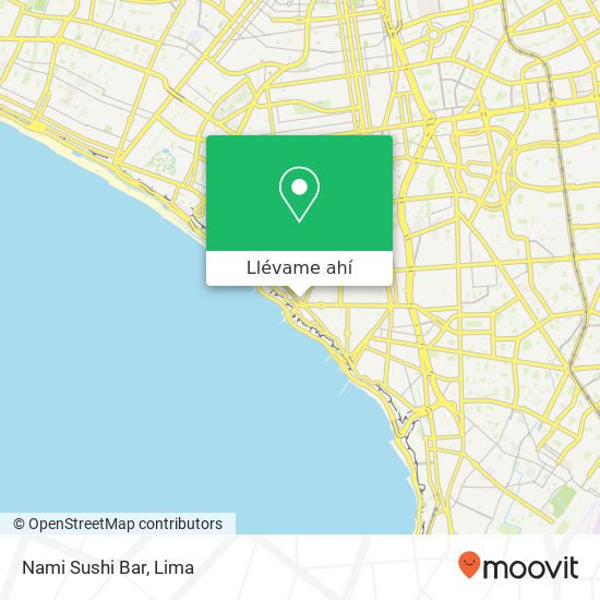 Mapa de Nami Sushi Bar