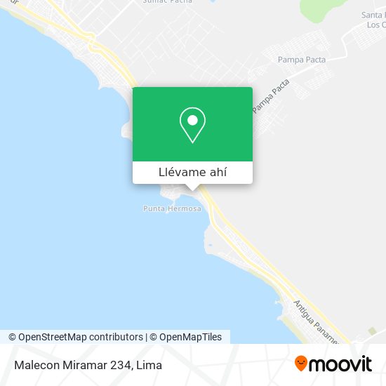 Mapa de Malecon Miramar 234