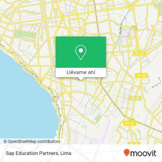 Mapa de Sap Education Partners
