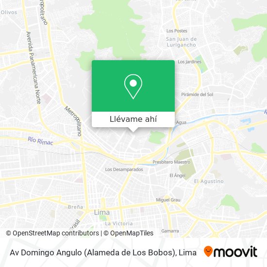 Mapa de Av  Domingo Angulo (Alameda de Los Bobos)