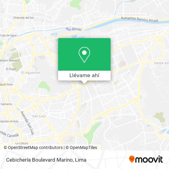 Mapa de Cebichería Boulevard Marino