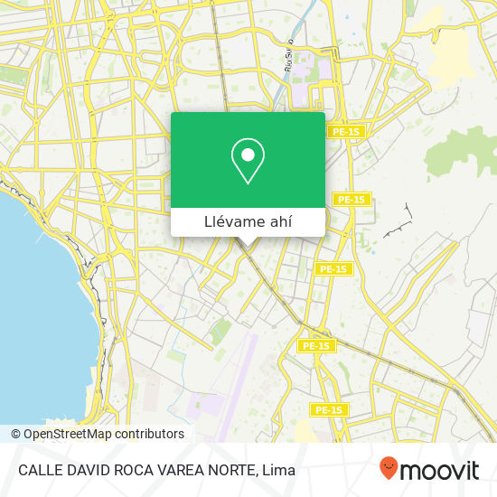 Mapa de CALLE DAVID ROCA VAREA NORTE