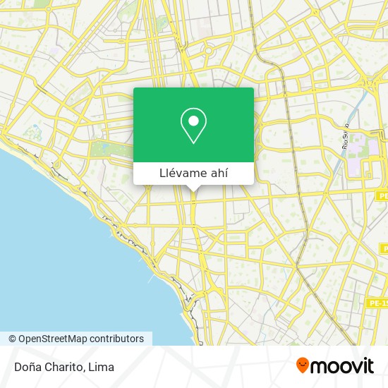 Mapa de Doña Charito