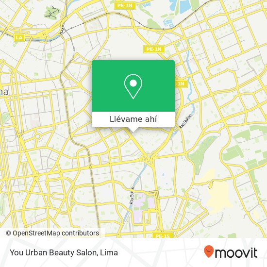 Mapa de You Urban Beauty Salon