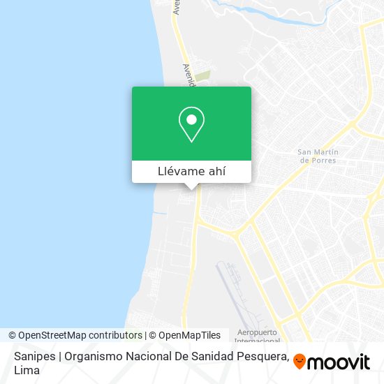 Mapa de Sanipes | Organismo Nacional De Sanidad Pesquera