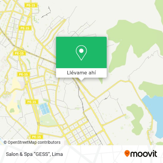Mapa de Salon & Spa ”GESS“