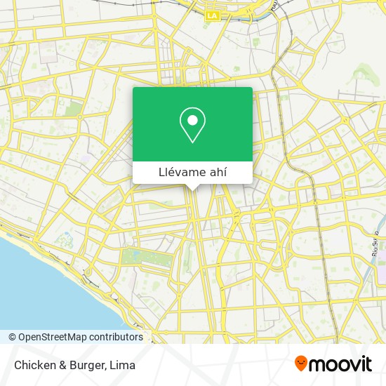 Mapa de Chicken & Burger