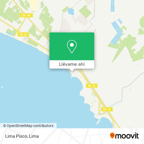 Mapa de Lima Pisco
