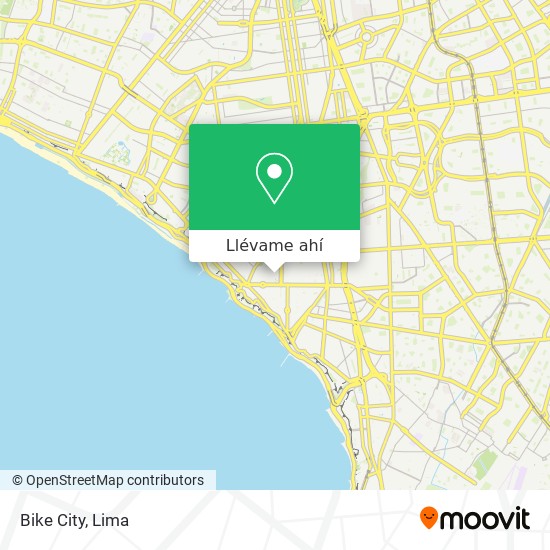 Mapa de Bike City