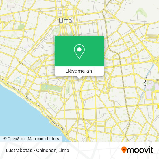 Mapa de Lustrabotas - Chinchon