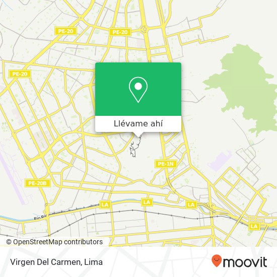 Mapa de Virgen Del Carmen