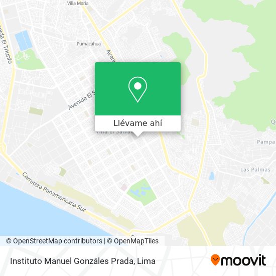 Mapa de Instituto Manuel Gonzáles Prada