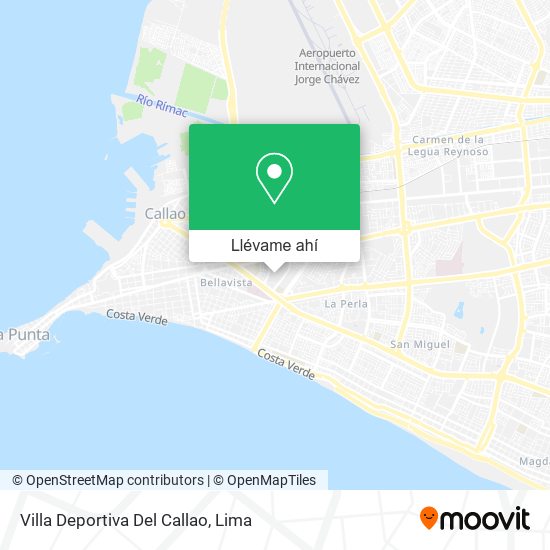 Mapa de Villa Deportiva Del Callao