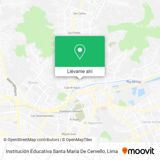 Mapa de Institución Educativa Santa Maria De Cervello